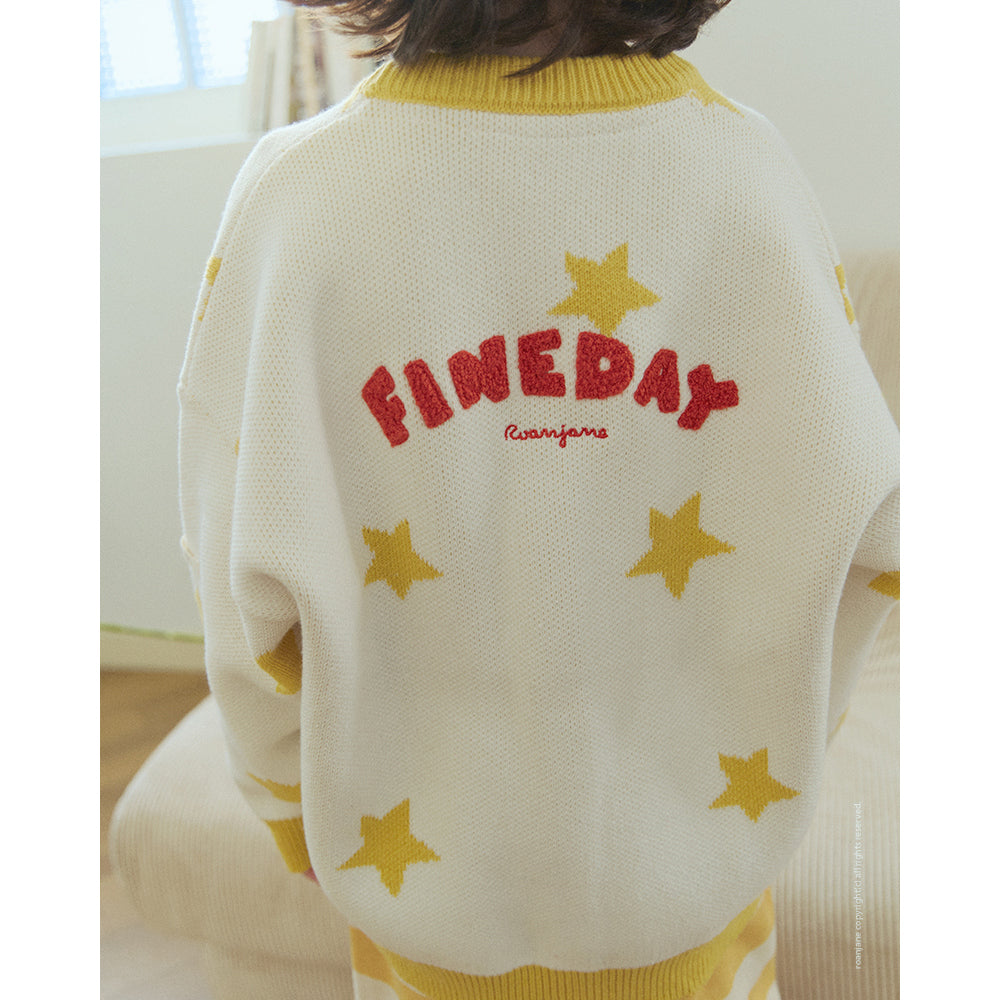 Little Star Knitted Cardigan (2 colors)