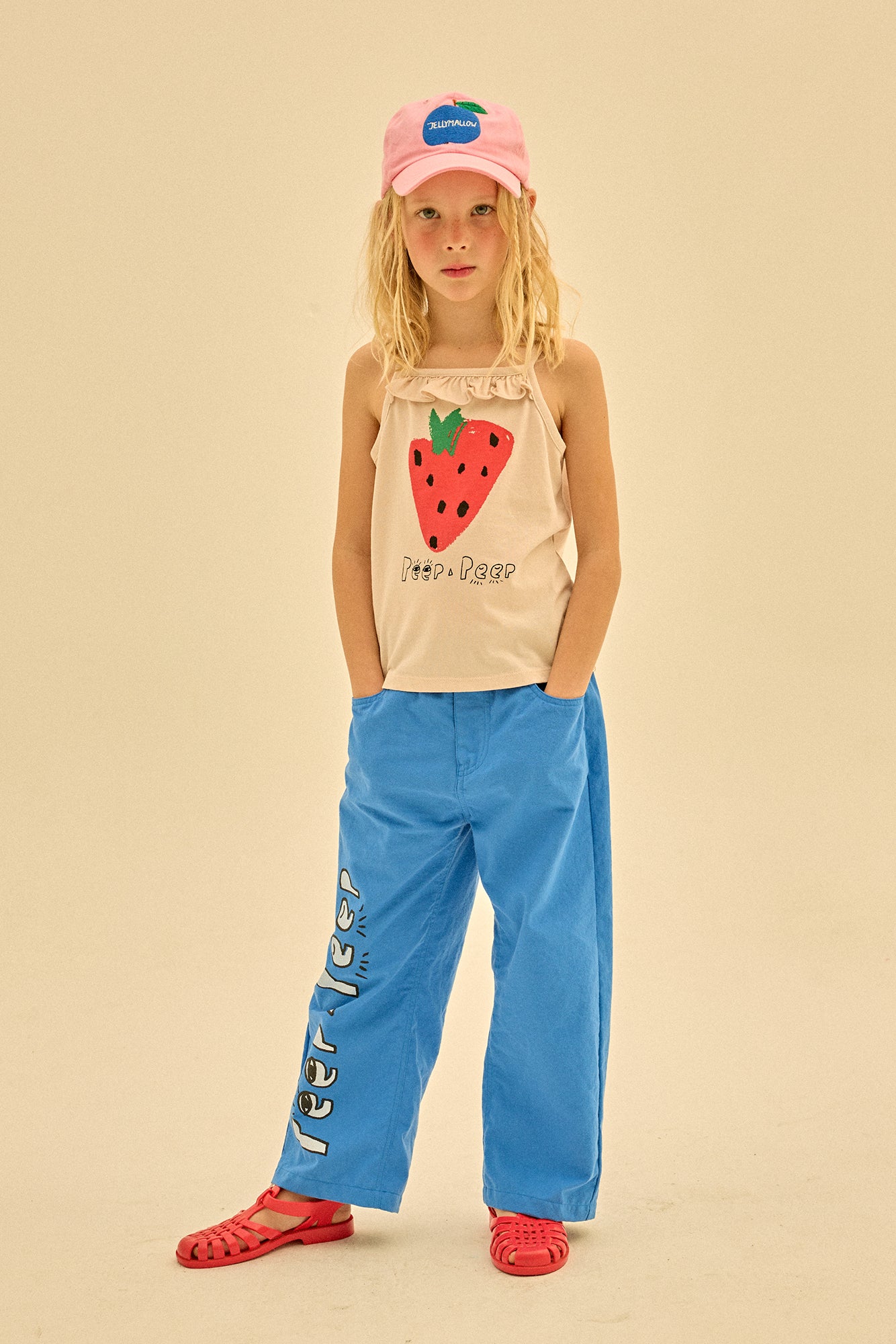 Strawberry Sleeveless T-shirt