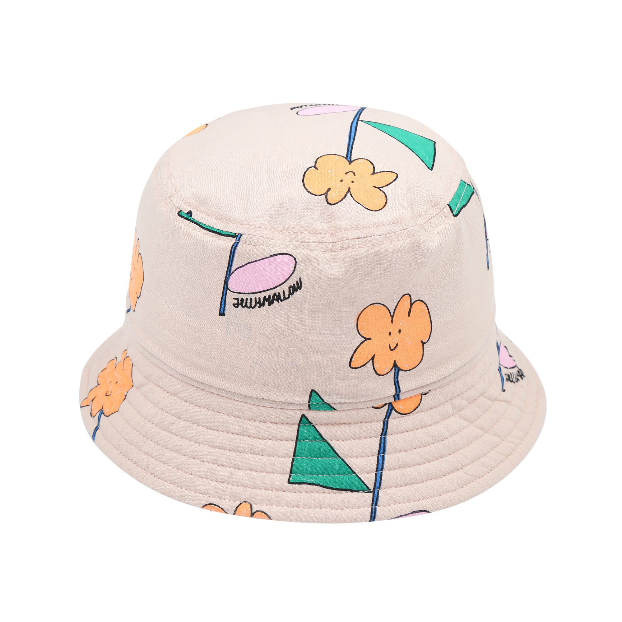 Orange Flower Bucket Hat