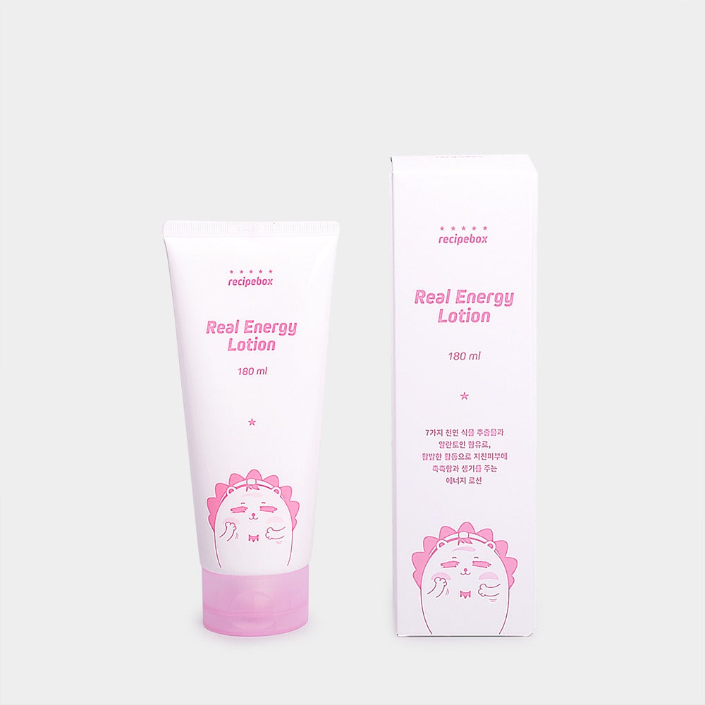 Real Energy Kids Lotion 180ml: Safe, moisturizing, and absorbent children's lotion with natural ingredients.